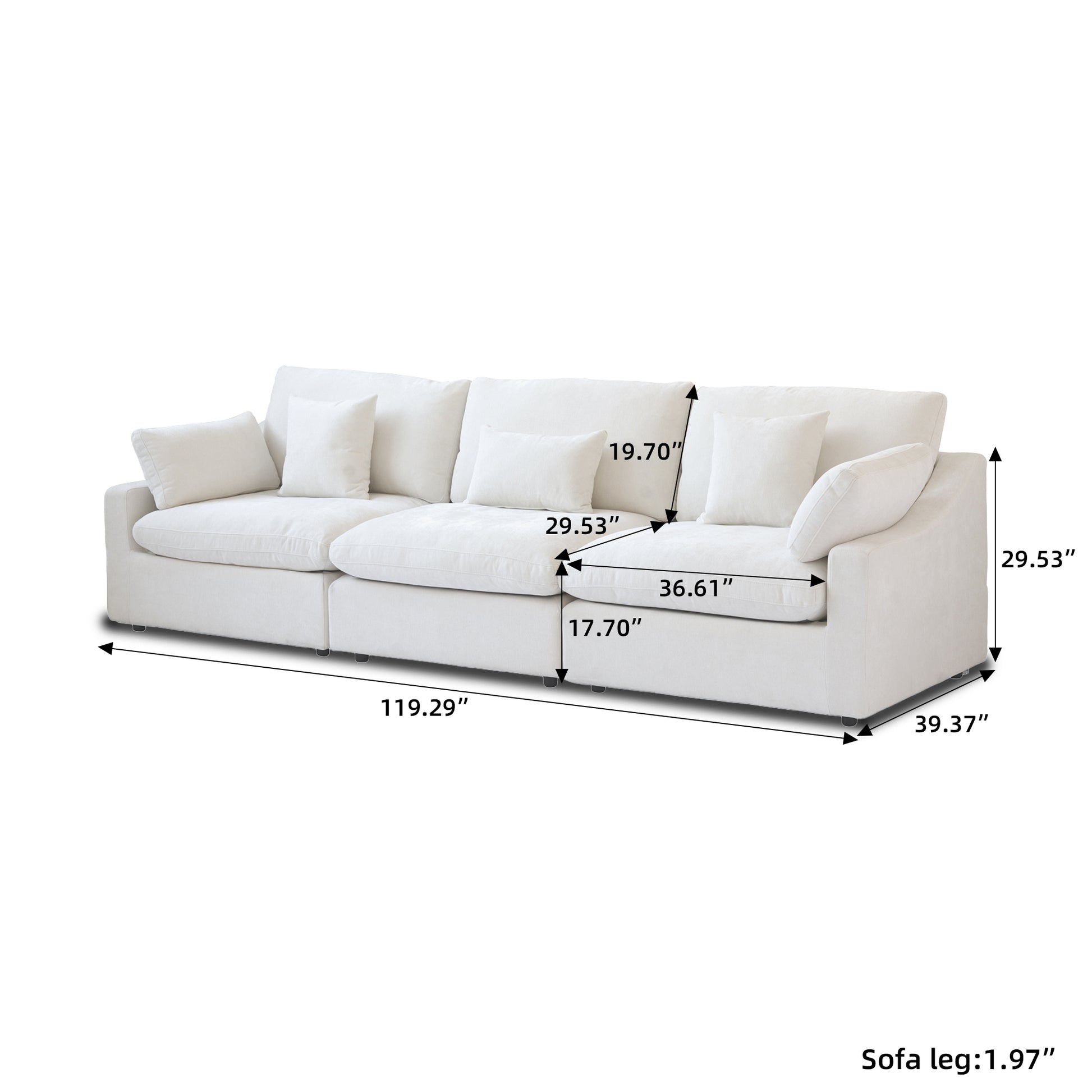 3 Seat Modular Sofa